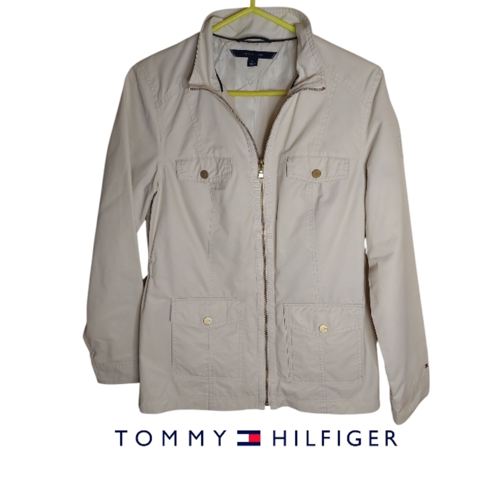 Tommy Hilfiger Cream Zip Jacket